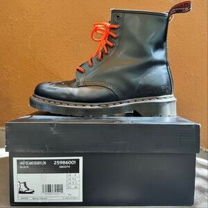 💥Dr. Marten's 1460 Beams x Babylon 60th Anniversary Black Leather Boots UK 8 EU